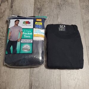 Fruit Of the loom pocket t shirts